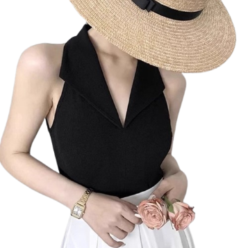 Lovito Women Casual Plain Basic Tank Top LNE33137 (Multi-color)