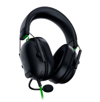 Razer Black  Shark V2 X Wired Headphone Mic Gaming Headset  7.1 Gaming Headset with Microphone