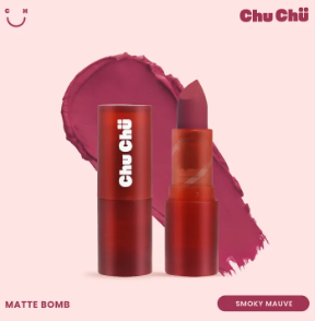 Chu Chu Beauty Matte Bomb in Smoky Mauve