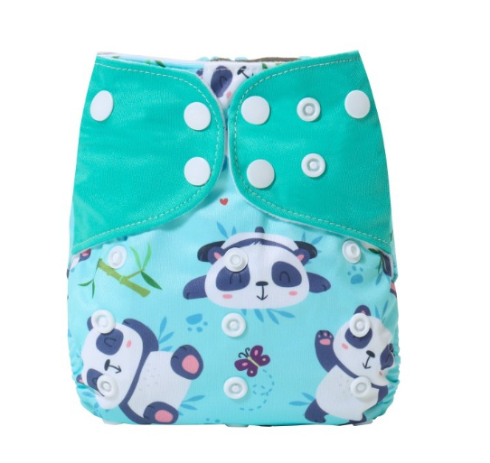 Ready Stocks Waterproof Reusable Digital Printed One Size Pocket Cloth Diaper CD37