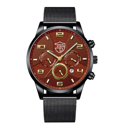 DEYROS Watch Men's Quartz Ultra Thin Mesh Waterproof Business Wristwatches Men Watch Relo Ng Kalalakihan 5