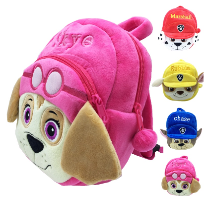 Paw Patrol Plush Backpack Kids Children Soft Stuffed Schoolbag Shoulderbag Gifts Cute Cartoon Comfortable