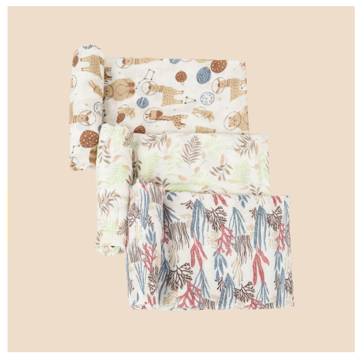 HappyFlute 120x110CM 3PCS Muslin Blanket Bamboo Cotton Baby Swaddle Soft Newborn Blanket Bath Towel Infant Wrap SET7