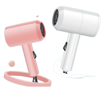 Student Hair Dryer Hair Blower Mini Hair Dryer Small Portable Design Silent Noise Reduction