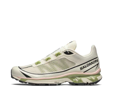 【Authentic】SALOMON XT-6 FT Leisure running shoes Low Top Unisex Beige 417424