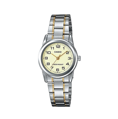 Casio Silver Stainless Steel Strap Quartz Watch for Women