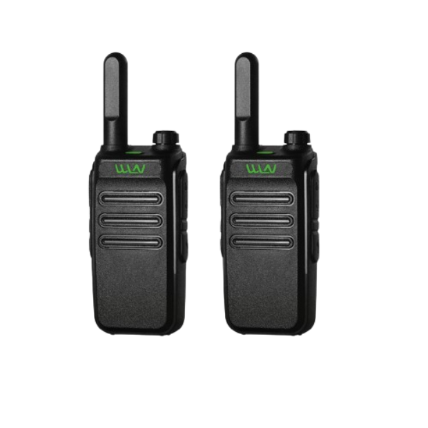 WLN KD-C30 2W 16 Channel UHF 400-470MHz Two-Way Walkie Talkie Radio SET OF 2