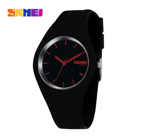 Skmei 9068 Women Fashion Casual Quartz Watch BLACK
