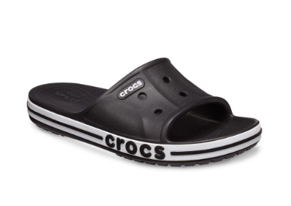 Crocs Bayaband Slide in Black White
