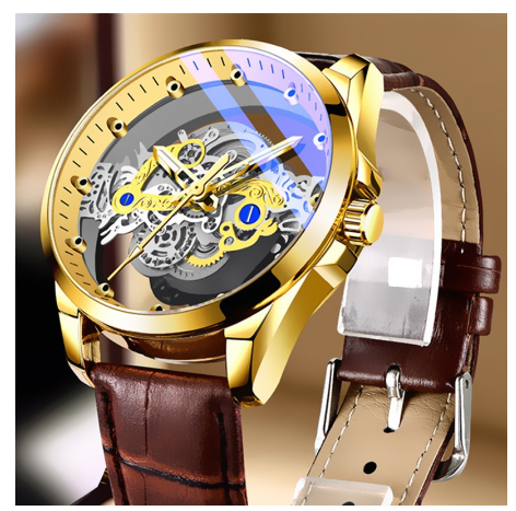 Binbond Original Luxury Stainless Steel/Leather Fashion Waterproof Business Watch Men Quartz Luminous Wrist Watch 2