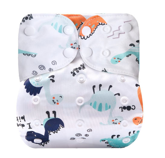 Ready Stocks Waterproof Reusable Digital Printed One Size Pocket Cloth Diaper S30