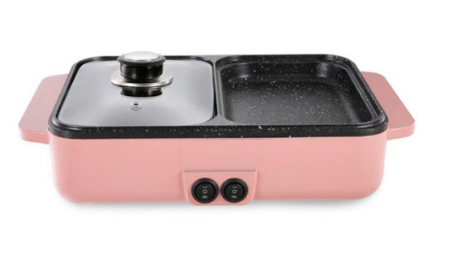 Home Zania Multifunctional Electric Cooker Mini Hotpot Barbecue