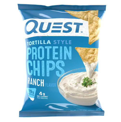 Quest Tortilla Style Protein Chips Ranch Flavor 32g