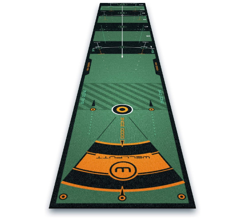 WELLPUTT - Golf Putting Training Mat - Classic Green 10ft
