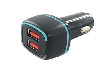 Awei C-827 Car Charger Dual USB 2 Port Fast Charging 2.4A Output Multi Device Charging Chargers