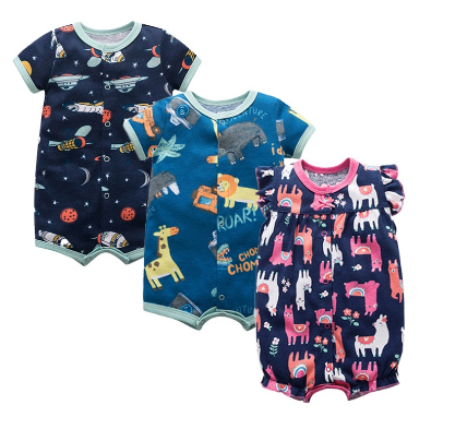 Baby Romper Short Sleeve Baby Clothing One Piece Summer Unisex Baby Clothes girl and boy jumpsuits