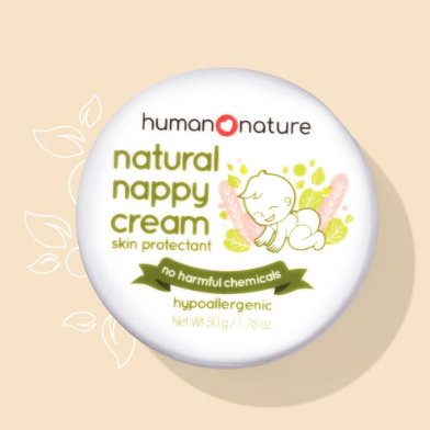 Baby Natural Nappy Cream 50g Skin Protectant Human Nature