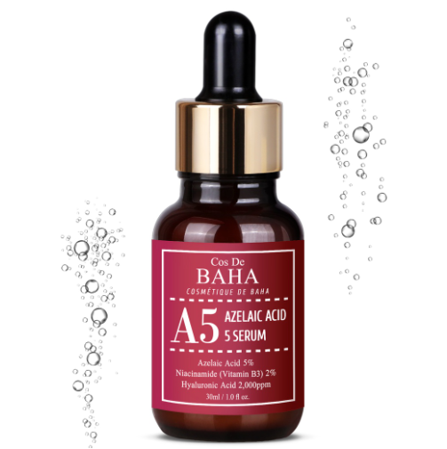 Cos De BAHA - Azelaic Acid 5% Facial Serum with Niacinamide 30ML