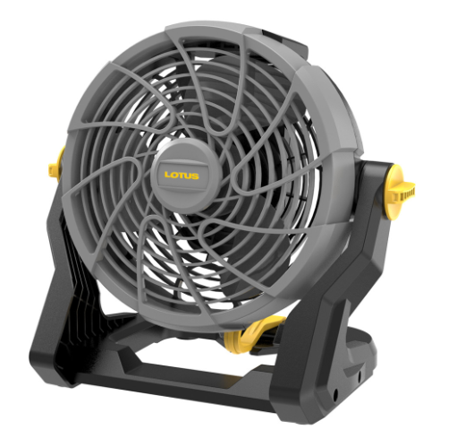 Lotus Cordless High Velocity Jobsite Fan 20V CXSL20VLI -Working Fans