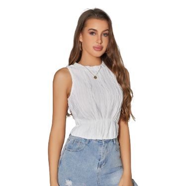 Lovito Women Casual Plain Corset Tank Top LBA05169 (Multi-color)