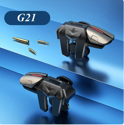 G21 Mobile Phone Game Trigger for PUBG Gaming Controller L1 R1 Alloy Key Button for IPhone Android Gamepad Joystick