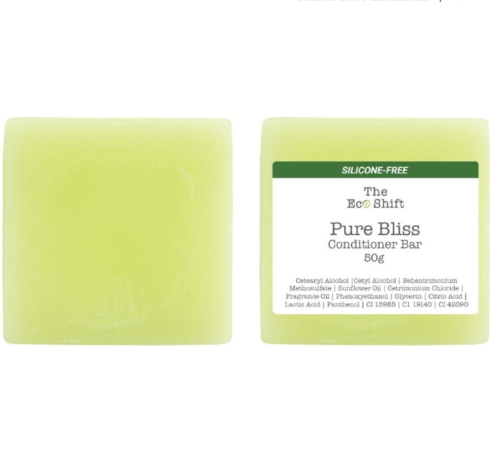 Volumizing Silicone-Free Conditioner Bar Pure Bliss 50ml 2Pcs