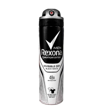 Rexona Men MotionSense Invisible Black & White Deodorant 150ml