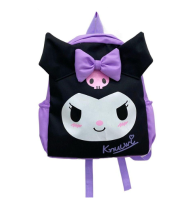 Large Capacity Women's Bags Melody School Bag Birthday Gifts Kuromi Dog Cartoon Handbag for Children