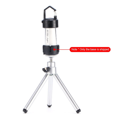 Lighthouse Lantern Base Lightweight Flashlight Holder Portable Lighthouse Transfer Adapter for ML4 for Outdoor Camping