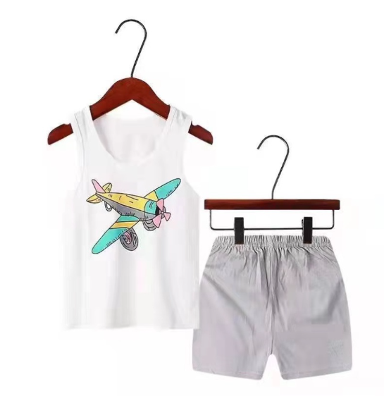 Baby Corp (0-4Y) Boy Clothes Terno for Kids Boys Fashion Sando Shorts Set Summer Tshirt D9