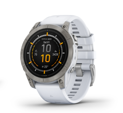 Garmin Epix Pro Gen 2 Sapphire, 47mm, GPS, Outdoor Fitness Smartwatch with Silicone Band