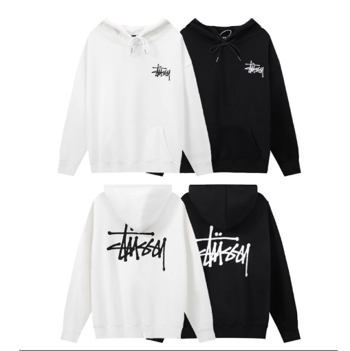 High Quality New Fashion Basic Logo Printing Casual Loose Fitting Long Sleeved Hooded Sweater For Men and Women