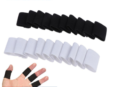10PCS Finger Sleeve Sports Basketball Support Wrap Elastic Protector Brace Guard
