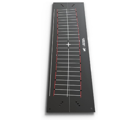 Golf Putting Practice Training aid,Perfect Perfect Practice Golf Putting mat, Tour aim Golf Alignment Golf Training aid, Putting Golf Set with Putting arc