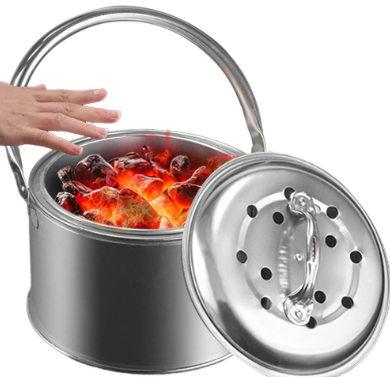 Burning Fire Pit Outdoor Portable Folding Grill Outdoor and Indoor Multifunctional Heating Supplies Using Fuels