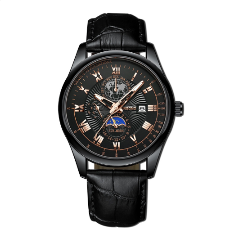 Binbond Original Luxury Watch Fashion Waterproof Luminous Men's Watch Student Trendy Stainless Steel Wrist Watch M12