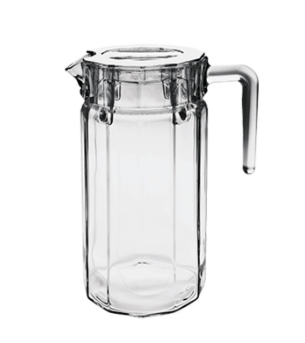 Pasabahce Kosem Pitcher w/ Acrylic Cover 1400cc (43274)