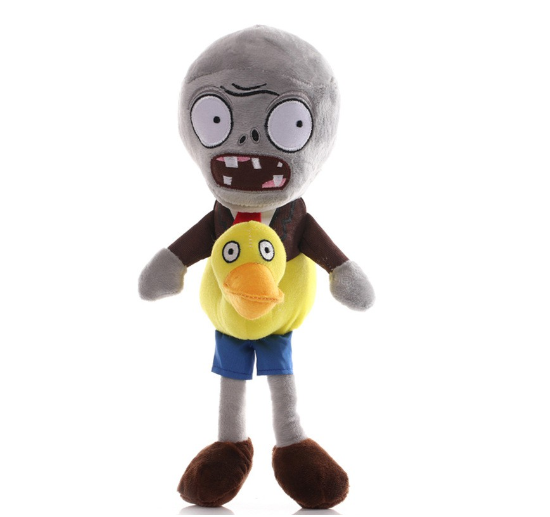 30CM Plants vs Zombies Plush Doll Peashooter SplitPea Clown Zombie Figures Soft Stuffed Toys Kids Halloween Gift Z31