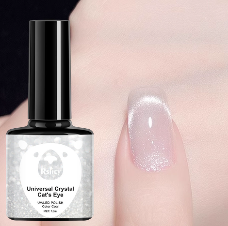 Reflective Glitter Cat Eye Gel Nail Polish Sparkling Diamond Gel Nail Polish Magnetic Gel Polish Shiny Varnish Soak Off UV LED