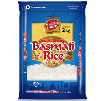 Jordan Farms Especially Aged Basmati Rice 2kg