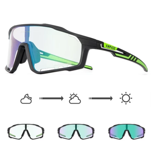 2023 New Photochromic Cycling Glasses Mtb Sunglasses for Men Women Sport Speed Road Mountain Bike Bicycle Cycl Eyewear Goggle PS4