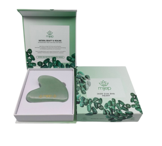 Mijep Jade Quartz Gua Sha Heart Shape