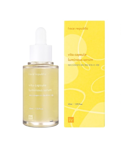 Vita Capsule Luminous Serum Dull Skin Brightening Niacinamide 5 Percent Vegan 45ML