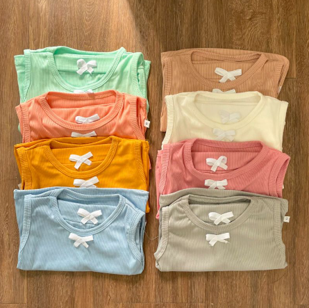 Kids Clothing Coordinates Sleeveless and Short Terno