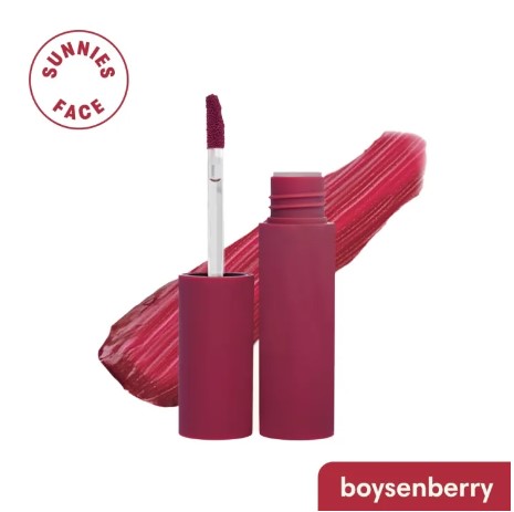 Sunnies Face Lip Dip Whipped Matte Liquid Lipstick Boysenberry