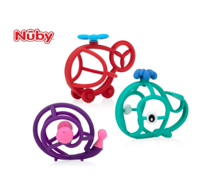Nuby 3m+ Chewy Chums Silicone Teether