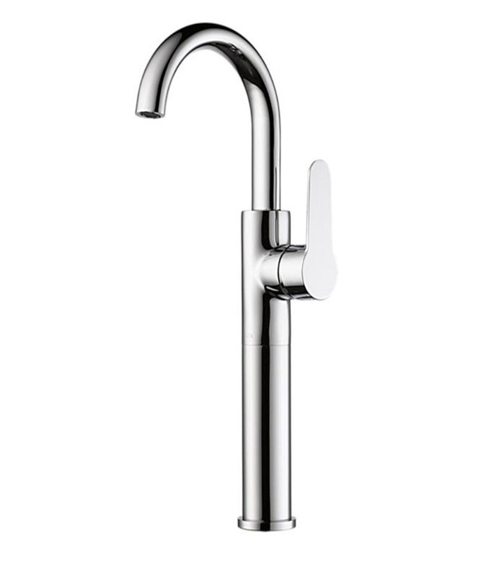 Delta Celeste Collection 33525-P Single Handle Hi-Arc Vessel Lavatory Faucet