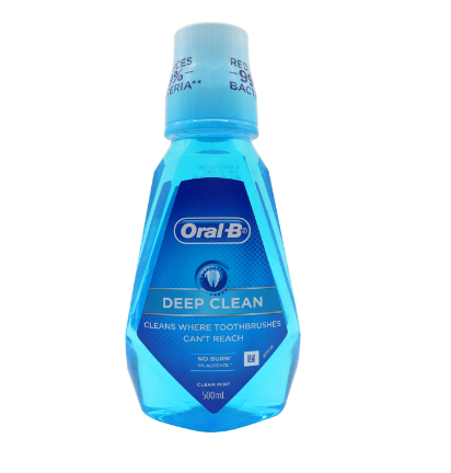 Oral-B Mouthwash Deep Clean 500ml