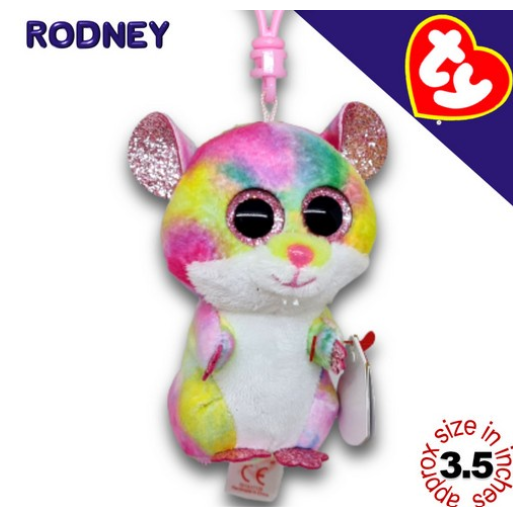 TY Key Clips-Chains Bag Charm Hanging Plushie Stuffed Toy Collection TYCC34