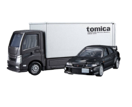 Tomica Transporter Mitsubishi Lancer Evolution VI GSR Die-cast